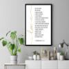 Canvas Wall Art Love Is Patient,Love Is Kind,1 Corinthians 13:4-8,Bible Verse Poster Artwork Wall Art for Living Room Bedroom Bathroom Room Office Decor Framed 8''x12'' view 2