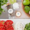 Round Spice Labels Stickers for Glass Jars - 140 Preprinted Waterproof Spice Jar Labels Stickers for Top of Lids, Seasoning Labels Only, Kitchen Pantry Organization view 2
