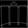 4in x 9in Table Top Tri-Stand Hanger White view 1