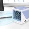 Geohee Portable Air Conditioner,Personal Air Cooler with 3-Speeds,Mini Air Conditioner with LED Light,Desktop Cooling Fan with Handle,Suitable for RoomOffice,Blue view 3