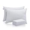 Acanva Bed Pillows for Sleeping 2 Pack with Luxury Hotel Quality, Super Plush 3D Fiber Filling, Top-end Microfiber Cover for Side Stomach Back Sleepers view 1