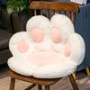 Cartoon Bear Paw Cat Claw Half-Surround Cushion, Lazy One-Piece Sofa, Office Seat, Student Cushion (Polar White, 60cm*70cm) view 2