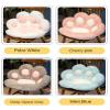 Cartoon Bear Paw Cat Claw Half-Surround Cushion, Lazy One-Piece Sofa, Office Seat, Student Cushion (Polar White, 60cm*70cm) view 3