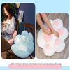Cartoon Bear Paw Cat Claw Half-Surround Cushion, Lazy One-Piece Sofa, Office Seat, Student Cushion (Polar White, 60cm*70cm) view 4