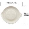 ZRM&E Porcelain Grater Plate White Ceramic Multipurpose Grinder Plate Burnishing Machine for Fruits Vegetables Ginger Garlic Onion view 2