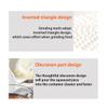 ZRM&E Porcelain Grater Plate White Ceramic Multipurpose Grinder Plate Burnishing Machine for Fruits Vegetables Ginger Garlic Onion view 3