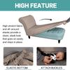 GAMUKAI Stretch Chaise Lounge Cover  Armless Chair Slipcover for Living Room & Bedroom, Soft Jacquard Fabric, Machine Washable for Indoor Furniture Protector (Khaki) view 4