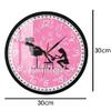 Beauty Shop Nail Studio Custom Wall Clock Pedicure Salon Supplier Artwork Personalized Manicure Salon Name Silent Wall Clock(Metal Frame) view 3