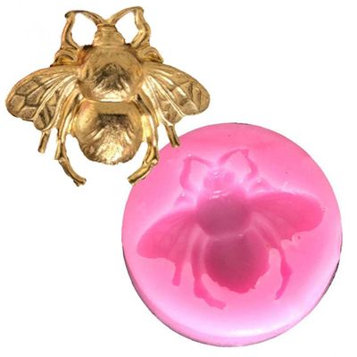 1pc 3D Bumble Bee Cake Silicone Mold Fondant Candy Chocolate Clay Mould Sugarcraft Non Stick Flexible Bakeware