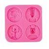 1pc Silicone Cake Mold Egypt Sphinx Pharaoh Cake Decorating Tools Cookie Chocolate Moulds Fondant 4 Holes view 1