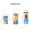 Ceramic Joe Creative Ink Splashing Colorful Sealed Can Coffee Candy Snacks Tea Seasoning Hand Painted Ceramic Storage Can (Large-8in) view 3