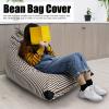 Alvinlite Bean Bag Chair Kids Toy Storage Organizer Stuffie Seat Machine Washable DIY Sofa Cover for Home(#1) view 3