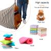 Alvinlite Bean Bag Chair Kids Toy Storage Organizer Stuffie Seat Machine Washable DIY Sofa Cover for Home(#1) view 4