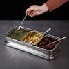 4Pcs Stainless Steel Spices Box, Kitchen Spice Pots Seasoning Box Condiment Jar Set Seasoning Storage Container with Spoons and Lid view 2