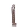 Art ancient Egypt statue of God khonsu the God of the moon and protection made of made of brown granite stone view 2