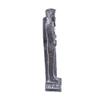 Art ancient Egypt statue of God khonsu the God of the moon and protection made of black granite stone view 2