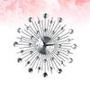 ARTIBETTER Wall Clocks Crystal Wall Clock Personality Artistic Wall Clock Silver Iron Wall Clock Decorative Wall Clock view 2