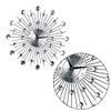 ARTIBETTER Wall Clocks Crystal Wall Clock Personality Artistic Wall Clock Silver Iron Wall Clock Decorative Wall Clock view 4