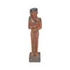 Art ancient Egypt statue of God khonsu the God of the moon and protection made of heavy stone with natural colours view 1
