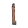 Art ancient Egypt statue of God khonsu the God of the moon and protection made of heavy stone with natural colours view 2