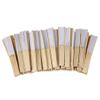 DUO ER 50 pcs/lot White Folding Elegant Paper Hand Fan Wedding Party Favors 21cm White view 2