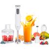 Rosydawn 1200W 12-Speed Immersion Blender Handheld, 5 in 1 Emersion Stick Blender Electric, 600ml Beaker, 500ml Chopper, Egg Whisk, Milk Frother, White view 1