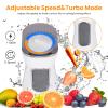 Rosydawn 1200W 12-Speed Immersion Blender Handheld, 5 in 1 Emersion Stick Blender Electric, 600ml Beaker, 500ml Chopper, Egg Whisk, Milk Frother, White view 3