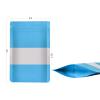 100 Pieces Smell Proof Mylar Bags, Resealable Food Storage Bags with Clear Window, Foil Pouch Stand-up Bags for Food Self Sealing Storage Supplies (Blue, 4 x 6 Inch) view 3
