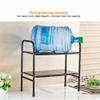 Standing Rack, Bathroom Countertop Storage Shelf Cosmetic Organizer Holder Kitchen Spice Rack, Decorative Storage,Black view 4
