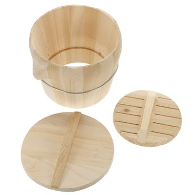 1pc Wooden Steaming Rice Electric Rice Basket for Food Cooking