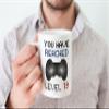13th Birthday Gamer Gift - Level 13 Gamer Mug, 13th Birthday Gifts, Dishwasher Safe Coffee Mugs Cup, Birthday Gifts for Boys or Girls, Retro Video Game, Novelty Mug, Gaming Gifts for Him or Her view 3