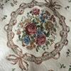 UKELER Luxury Soft Rustic Floral Round Area Rugs for Dinning Room Living Room Bedroom, Washable Elegant Non Slip Accent Round Kids Play Mat for Kids Room, 6.6'x6.6', 3 view 4