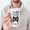 18th Birthday Gamer Mug - Level 18 Gamer Gift, Retro Video Game Mug, Dishwasher Safe Coffee Cup, Gaming Gifts view 3