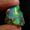 Dazzlegems 23.05 Cts AAA 100% Natural Rainbow Welo Fire Ethiopian Opal Rough Loose Gemstones-BC46 view 1