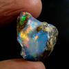 Dazzlegems 23.05 Cts AAA 100% Natural Rainbow Welo Fire Ethiopian Opal Rough Loose Gemstones-BC46 view 2