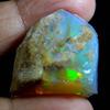 Dazzlegems 59.95 Cts AAA 100% Natural Rainbow Welo Fire Ethiopian Opal Rough Loose Gemstones-BC18 view 2