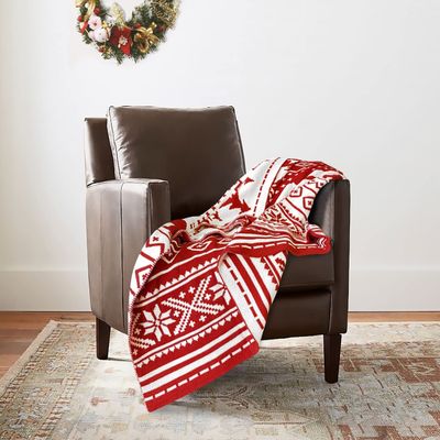 FBTS Prime Throw Blanket 50x60 Inch Red Bear Christmas Blanket Throws for Couch Soft