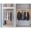 LYLFF Lifting Drop-Down Wardrobe Rail, Adjustable Width, Saving Space, Lifting Rail Storage System Closet Hanger Rod, Load-Bearing: 20KG (Size : 600-830mm) view 4