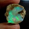 Dazzlegems 19.65 Cts AAA 100% Natural Rainbow Welo Fire Ethiopian Opal Rough Loose Gemstones-BC39 view 1