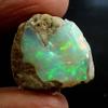 Dazzlegems 19.65 Cts AAA 100% Natural Rainbow Welo Fire Ethiopian Opal Rough Loose Gemstones-BC39 view 2