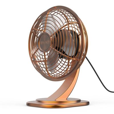 JONJUMP USB Desk Fan Powerful Ventilador Table Fan with Wind 3 Speed Ari Cooler Fan 360 Adjustable Angle for Office Household