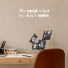 Vinyl Wall Art Decal - We Repeat What We Don't Repair - 6.5" x 21" - Trendy Inspiring Positive Mind Quote Sticker for Bedroom Living Room Classroom School Office Business Decor (White) view 2