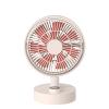 JONJUMP Desktop Fan Digital Display Shaking Head USB Fan Stepless Wind Speed Low Noise Portable Plume Version for Office view 1