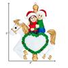 3D Personalized Our First Christmas Ornament 2025 Custom Carousel Couple Ornaments Horse Riding Couples Ornament 2025 Family of 2 Unique for a Couple Ornaments Couples Unique Gifts view 3