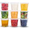 DuraHome Deli Containers with Lids 24oz. Leakproof 30 Sets BPA-Free Plastic Food Storage Cups Clear Airtight Takeout Container Heavy-Duty, Microwaveable Freezer Safe Disposable/Reusable view 1