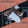 BambooMN Activated Bamboo Charcoal Odor Absorber Moisture Eliminating Shoe Inserts, 100g Per Pair, Tan 10 Pairs view 3