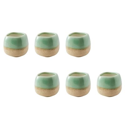 Cabilock Wedding Decor Wedding Decor 6Pcs Mini Flower Vase Vases Succulent Plant Vase Modern Floral Vase for Home Room Centerpieces (Random Color) Outdoor Outdoor