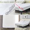 28-30" Split Top Cal King Mattress Protector for Adjustable Bed with Upper Flex Head Waterproof Ultra Soft Fitted Mattress Cover view 2