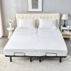 28-30" Split Top Cal King Mattress Protector for Adjustable Bed with Upper Flex Head Waterproof Ultra Soft Fitted Mattress Cover view 3
