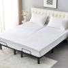 28-30" Split Top Cal King Mattress Protector for Adjustable Bed with Upper Flex Head Waterproof Ultra Soft Fitted Mattress Cover view 4